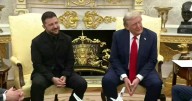 ‘You look fabulous’: Trump, media member compliment Zelenskyy on his suit