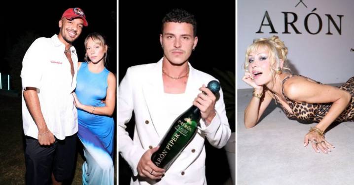 Aron Piper: todos los looks en la fiesta más top de Ibiza, con Leo DiCaprio, Ester Expósito, Jon Kortajarena y un invitado argentino