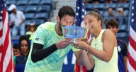 Carlos Alcaraz and Emma Raducanu crash out of revamped US Open mixed doubles as Iga Świątek and Casper Ruud reach semifinals