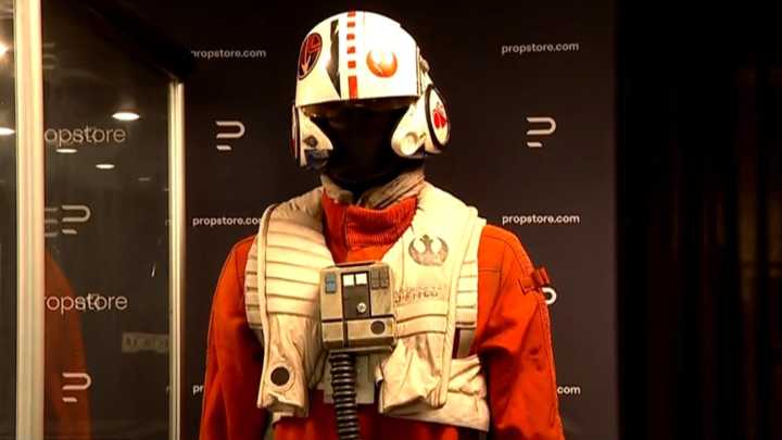 Darth Vader’s lightsaber among items being sold during memorabilia auction