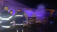 Susto en el B° Patagonia, un enchufe conectado a un calefactor produjo un incendio