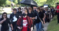 Kent State students march to mourn loss of identity centers on campus