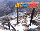 Nevada en el Pico Espejo de Mérida sorprendió a turistas este 17 de agosto