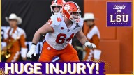 Clemson’s Star OL Injured Before LSU Showdown! Trouble Ahead?