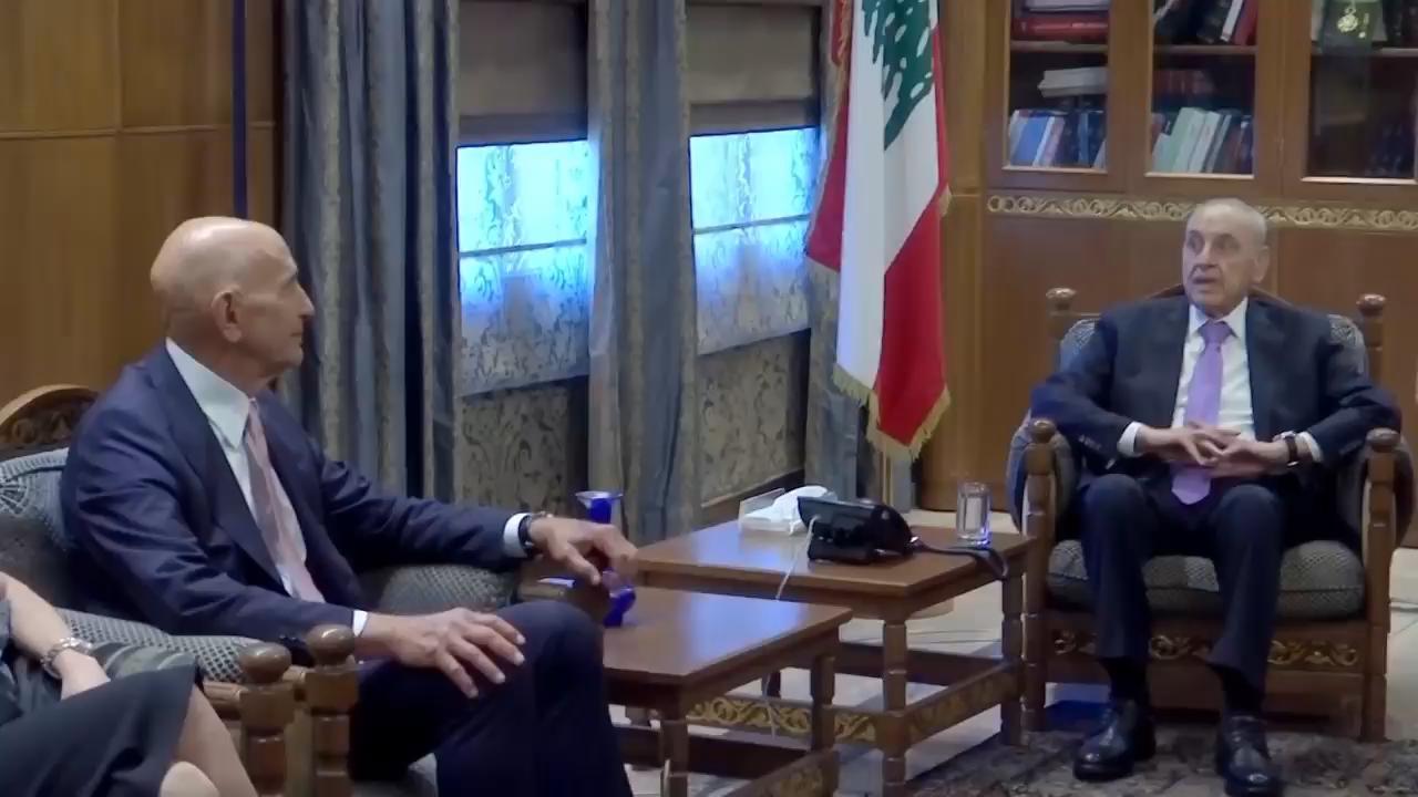 U.S. special envoy Tom Barrack holds meetings with Lebanese leaders in Beirut