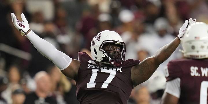 Football and fatherhood: Texas A&M defensive lineman Albert Regis embracing both ‘trenches’