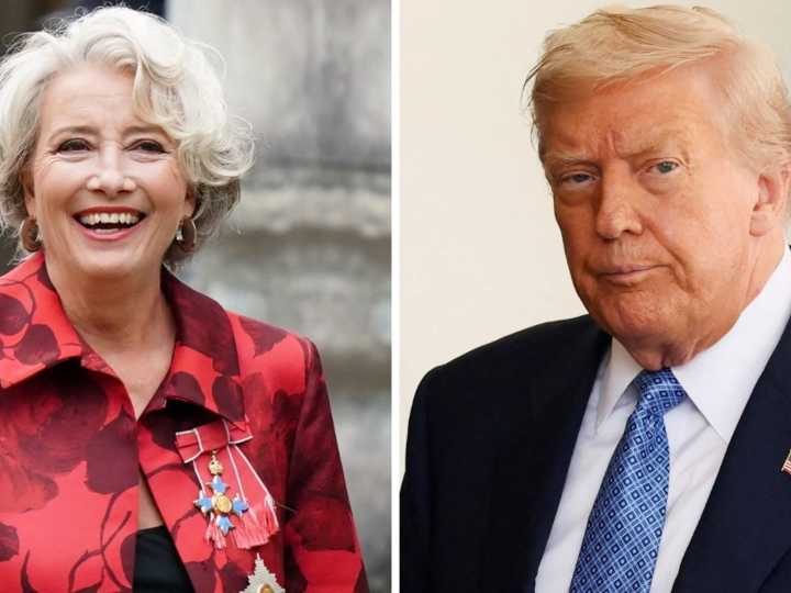 La actriz Emma Thompson reveló que Donald Trump la invitó a salir el mismo día que se divorció