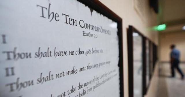 Texas can't put the Ten Commandments in certain school districts' classrooms, judge says