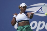 US Open foes Taylor Townsend and Jelena Ostapenko get into a tense back
