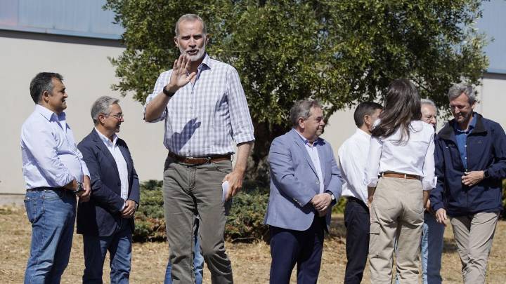 Los reyes llegan a Galicia para visitar las áreas afectadas por los incendios