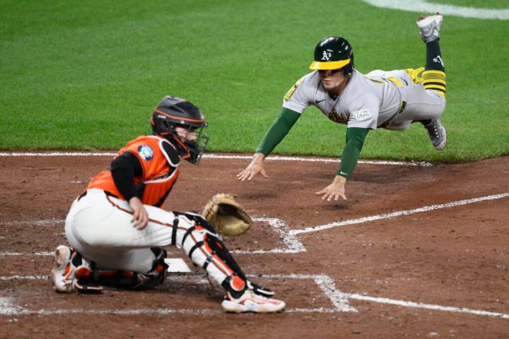 Shea Langeliers and Brent Rooker power the Athletics to an 11