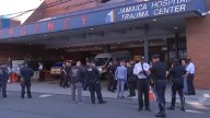 NYPD detective shot in Whitestone, Queens NYC; wounded by friendly fire trying to apprehend suspect
