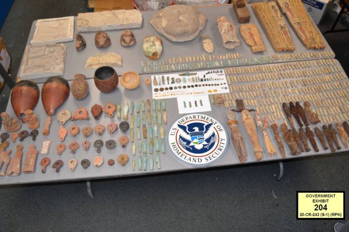 Doctor turned smuggler gets six months for bringing hundreds of Egyptian artifacts to U.S.
