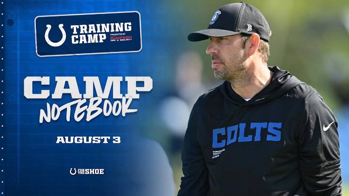 Training Camp Notebook: Shane Steichen says Daniel Jones, Anthony Richardson Sr. will 'play a good amount' in preseason opener vs. Ravens