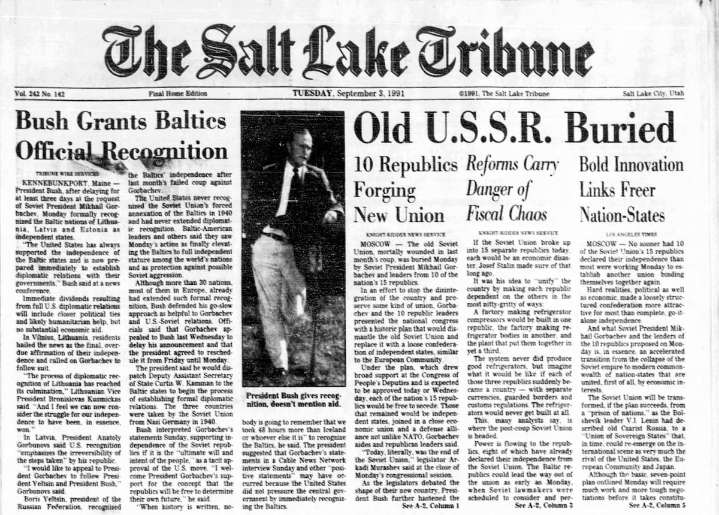 Letter: Thinking of the current moment in the U.S., the Soviet Union comes to mind