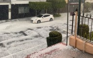 Videos | Granizada y fuertes lluvias dejan inundaciones en Coyoacán y Tlalpan
