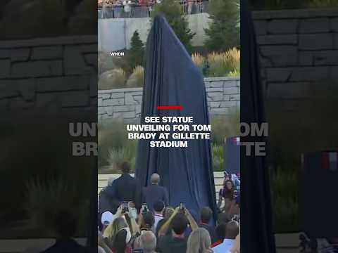 See statue unveiling for Tom Brady at Gillette Stadium