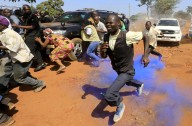 Tear Gas and Tension – Chithyola Banda’s Rally Ends in Violence in Kasungu