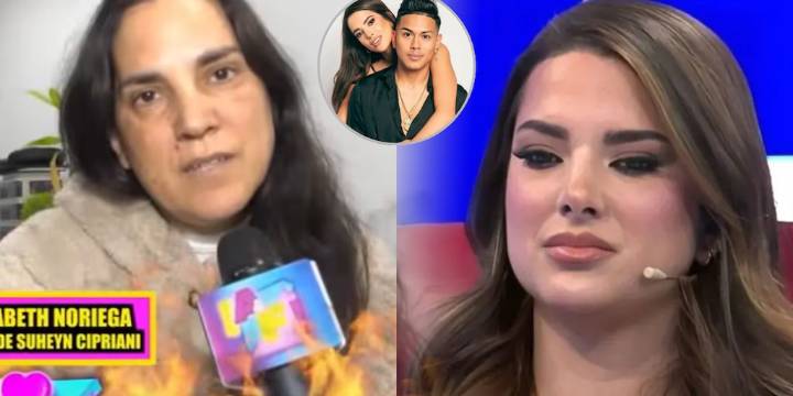 Madre de Suheyn Cipriani muestra el mensaje que le mandó a su hija en medio de los enfrentamientos que tenía con César Vega