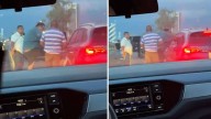 VIDEO: Armados, un hombre y sus escoltas agreden a una familia en la Atlixco