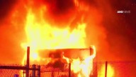 Storage yard fire erupts in South LA