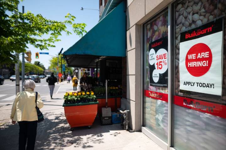 Canada’s annual job growth barely above zero in June, payroll survey shows
