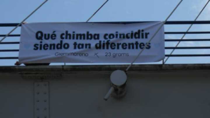 Un misterioso letrero intriga a Cali: ¿campaña, arte urbano o simple mensaje de amor?