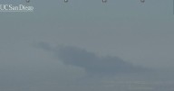 Large column of black smoke seen in the Stockton area