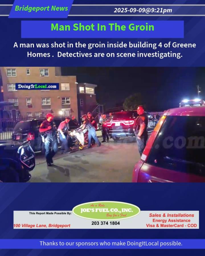 Man Shot In The Groin
