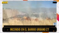Tensión por Incendio en barrio Urbano 27. Las llamas que se acercan a viviendas
