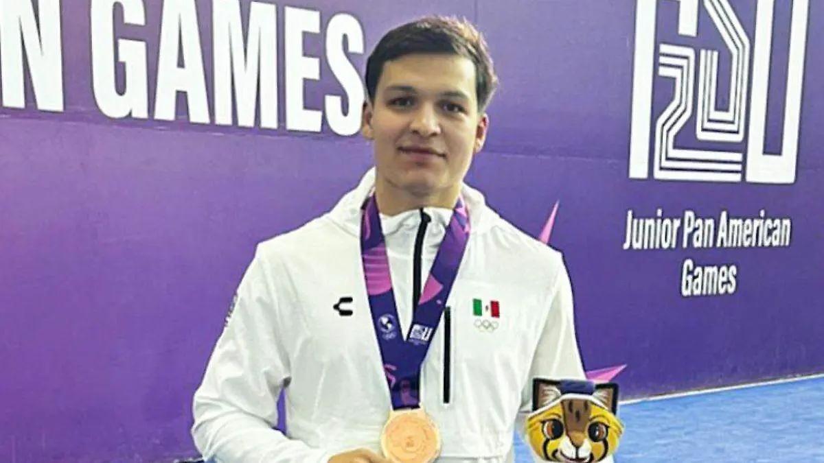 Maximiliano Vega se colgó medalla de bronce en Panamericanos Junior 2025