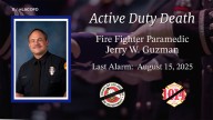 Los Angeles County firefighter paramedic Jerry W. Guzman suffers 'active