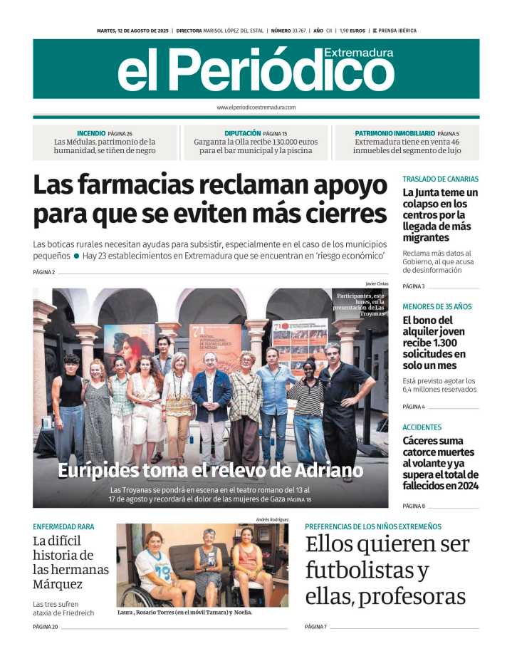 Consulta la portada correspondiente al día 12 de agosto de 2025