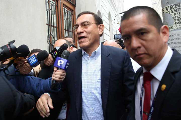 Martín Vizcarra pasó su primera noche en el penal Barbadillo