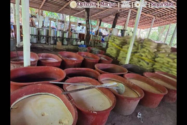 Aseguran más de 6 toneladas de metanfetamina en operativos en Chiapas y Guerrero