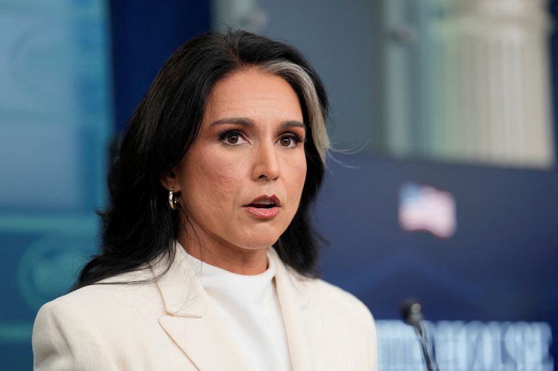 Top US spy Gabbard announces staff cut of over 40% from her office