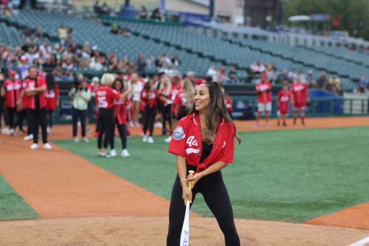 How to make friends and raise money for a breast center: Have a celebrity softball game