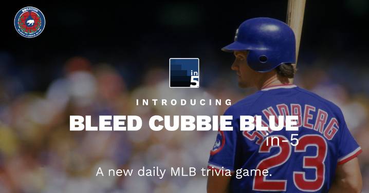 Can you guess this Cubs outfielder in today’s in