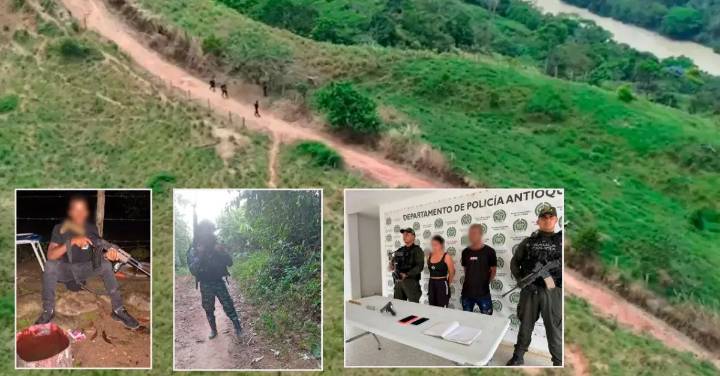 Capturaron a un hombre y a una mujer que habrían secuestrado y torturado a dos soldados en Tarazá, Antioquia