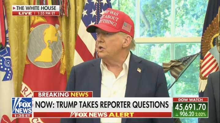 Trump Slams ‘Incompetent’ Gavin Newsom: ‘Got a Good Line of Bullsh*t’