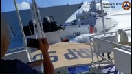 Chinese warship takes bow off own coast guard vessel in collision while chasing Philippine boats