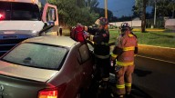 Choque dejó 2 lesionados en Lomas de Santa Anita, Aguascalientes