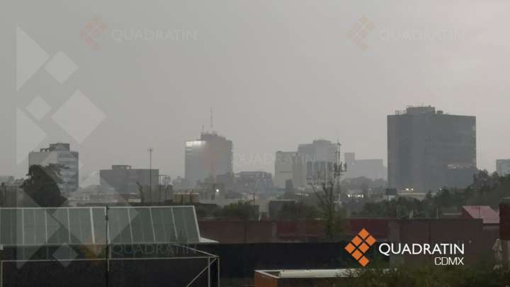 Continuarán las lluvias y posible granizada este martes en CDMX
