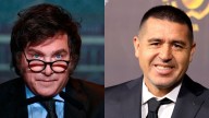 Javier Milei volvió a criticar la gestión de Juan Román Riquelme en Boca: "Lo eligió un hincha de River"