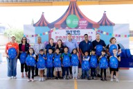 Entrega Marco Bonilla útiles y mochilas de «Mi Bolsa Escolar» a 350 niñas y niños de primaria Ramón López