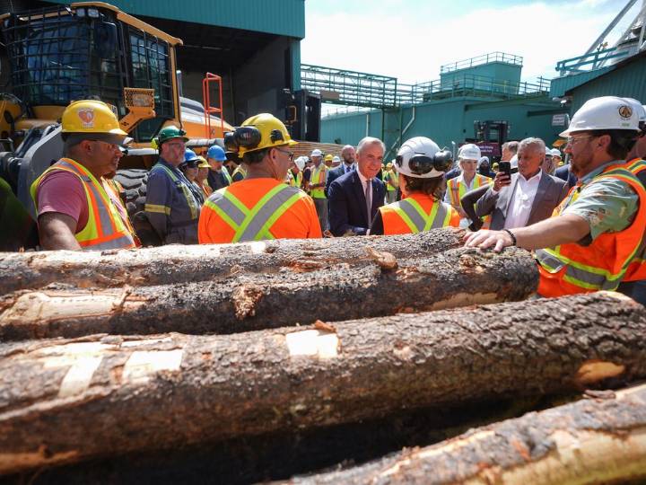 Carney pledges $1.2 billion for lumber sector hit by Trump