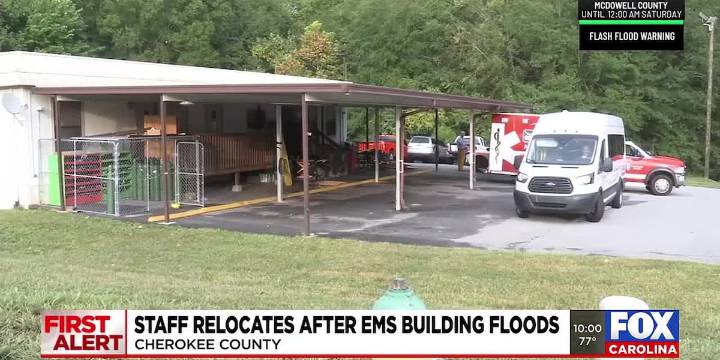 Staff relocates after EMS building floods in Cherokee Co.