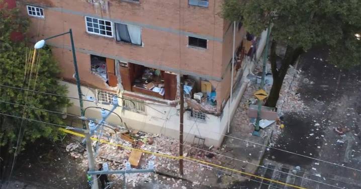 Tremenda explosión en edificio de CDMX deja al menos 5 lesionados
