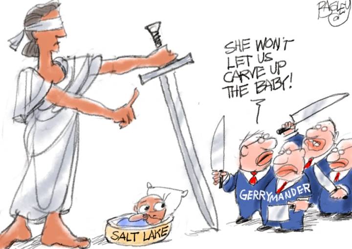 Check out Pat Bagley's latest cartoon: Knives Out