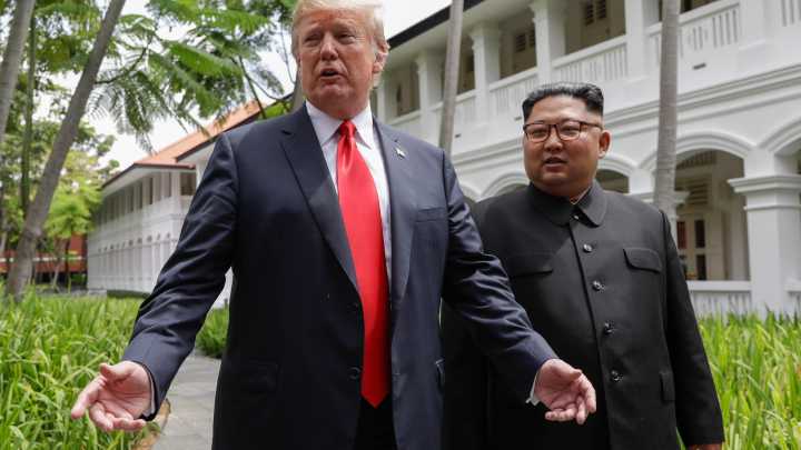 Trump wants to meet ‘little rocket man’ Kim Jong-un AGAIN for nuke talks after ‘crazy’ DMZ handshake – The US Sun